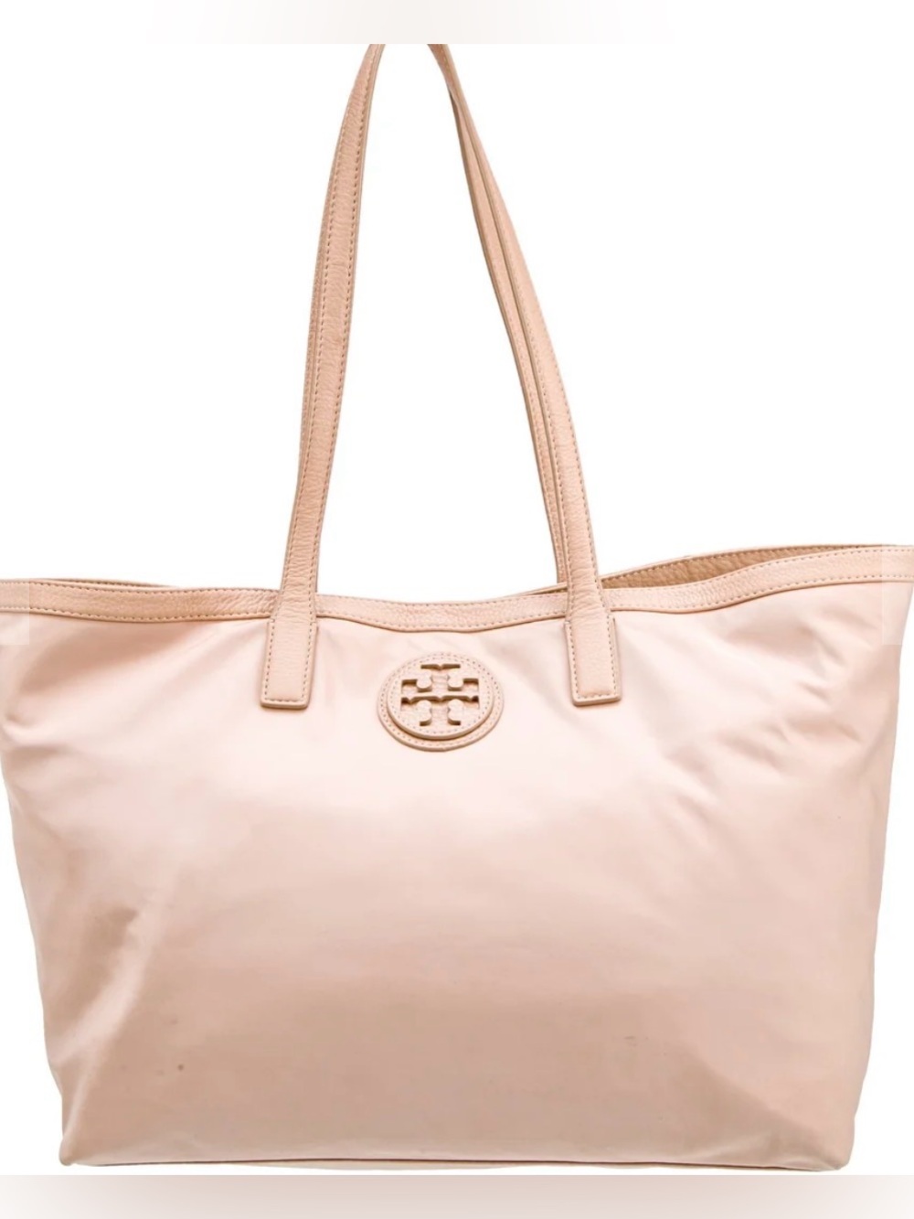 Tory Burch NWOT Blush Pink/Beige Tote - Picture 1 of 9